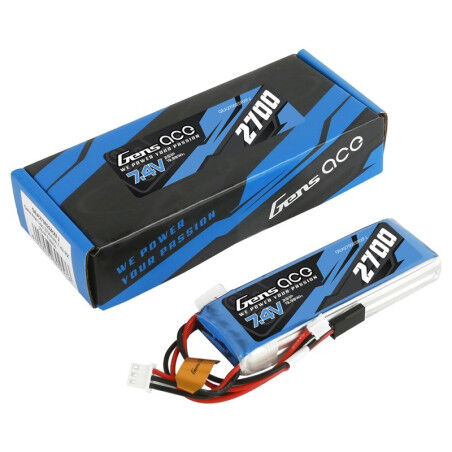 LIPO 2700MAH 7.4V 2S1P CON FUTABA GENS ACE