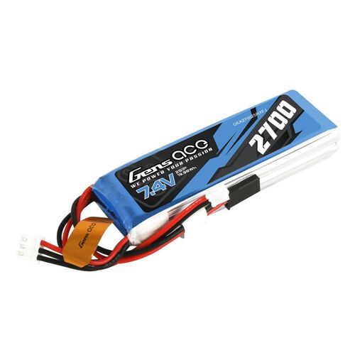 LIPO 2700MAH 7.4V 2S1P CON FUTABA GENS ACE