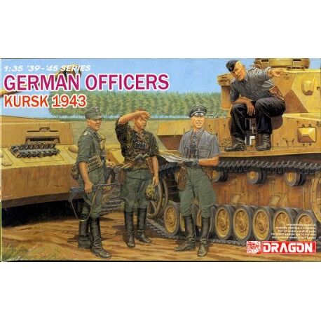 OFICIALES ALEMANES 1/35 KURSK 1943 DRAGON