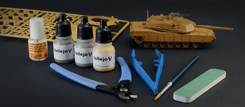 M1 ABRAMS TANQUE 1/72 STARTER SET ITALERI