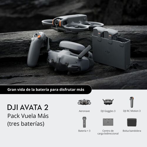 DJI AVATA 2 VUELA MÁS - 3 BATERIAS