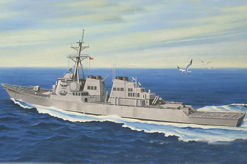 USS ARLEIGH BURKE DDG-5 1/700 HOBBYBOSS