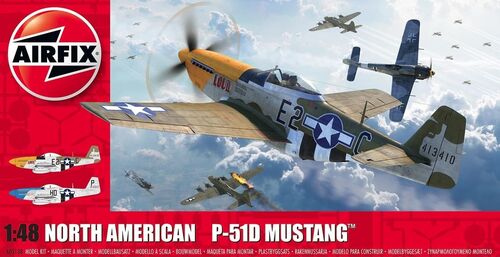 P51-D MUSTANG 1/48 AIRFIX FILETLESS TAIL