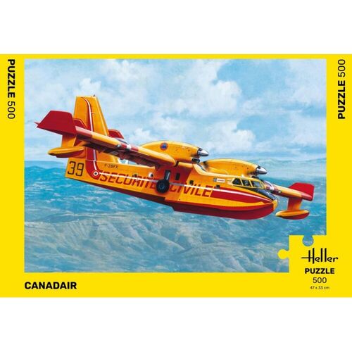 PUZZLE CANADAIR 500 PIEZAS HELLER