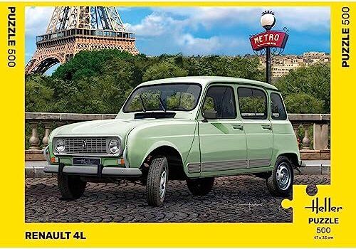 PUZZLE RENAULT 4L 500 PIEZAS HELLER