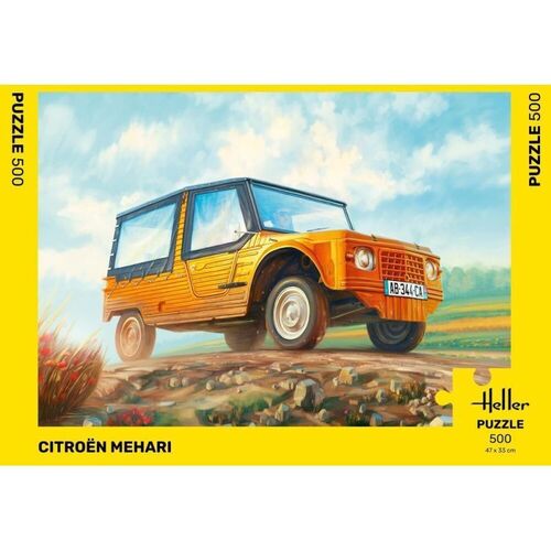 PUZZLE CITROEN MEHARI 4L 500 PIEZAS HELLER