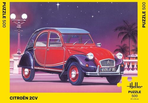 PUZZLE CITROEN 2CV 500 PIEZAS HELLER