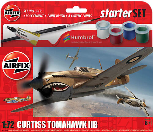 CURTISS TOMAHAWK IIB STARTER SET 1/72 STARTER SET AIRFIX