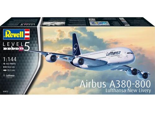 AIRBUS A380-800 1/144 REVELL LUFTHANSA NEW LIVERY