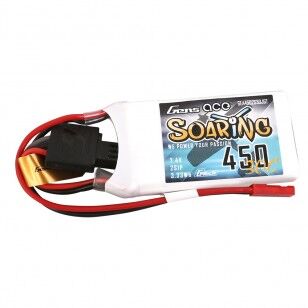 LIPO 450MAH 7,4V 30C JST G-TECH GENS ACE SOARING