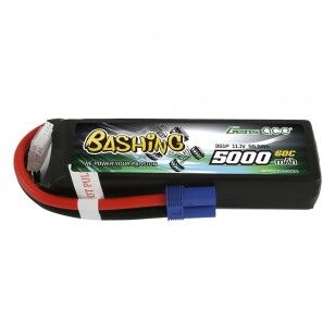 LIPO 3S 5000MAH 60C 11.1V EC5 GENSACE BASHING GTECH