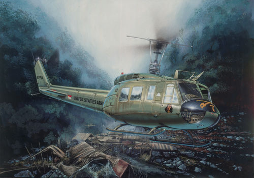 HELICOPTERO UH-1D IROQUOIS 1/48 ITALERI