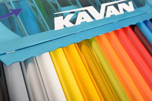 FILM ENTELADO PLASTICO KAVAN AMARILLO BRILLANTE 2M