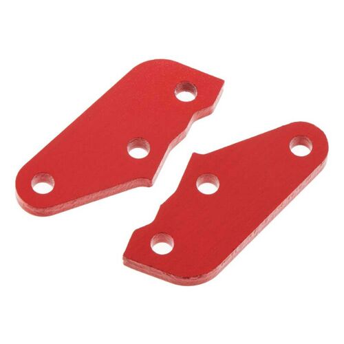 STEERING PLATE A ALUMINIUM RED (ARAC9363) ARRMA