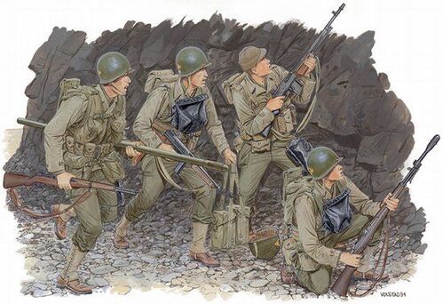 U.S. RANGERS 1944 NORMANDIA 1/35 DRAGON