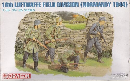 16TH LUFTWAFFE FIELD DIVISION 1944 NORMANDIA 1/35 DRAGON