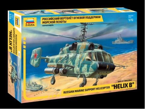 KAMOV KA-29 HELIX-B HELICOPTERO 1/72 ZVEZDA