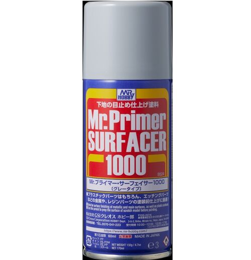 MR. PRIMER SURFACER 1000 IMPRIMACION GRIS GUNZE SPRAY