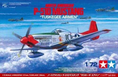 P51-D MUSTANG TUSKEGEE 1/72 TAMIYA