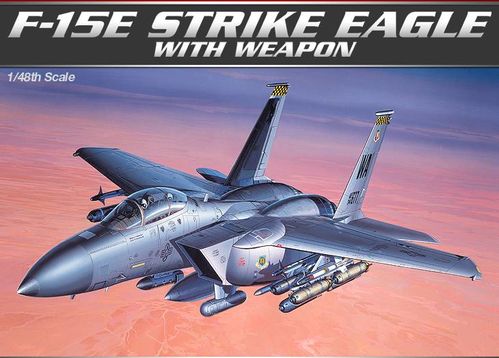 F15-SE STRIKE EAGLE ARMADO MISILES 1/48 ACADEMY