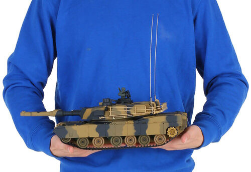 TANQUE RC ABRAMS M1A2 US ARMY 1/24 HENG LONG AIRSOFT