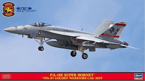 BOEING F/A-18E SUPER HORNET 1/72 HASEGAWA VFA-87 GOLDEN WARRIORS CAG 2019