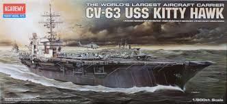 CV-63 KITTY HAWK USS 1/800 ACADEMY