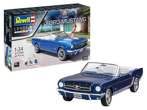 FORD MUSTANG CABRIO 1/24 STARTER SET 60 ANIVERSARIO