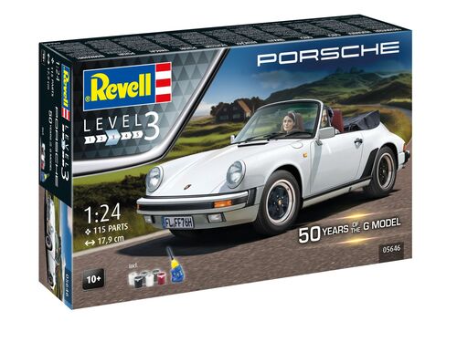 PORSCHE 911 G-MODEL CABRIO 1/24 STARTER SET 50 ANIVERSARIO