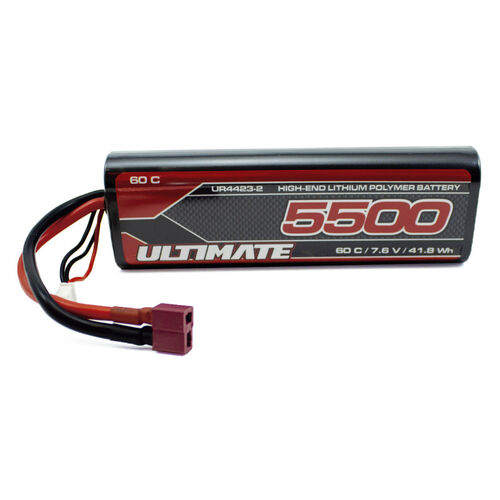 LIPO 5500MAH 2S 7,6V HV HC 60C TDEAN ULTIMATE