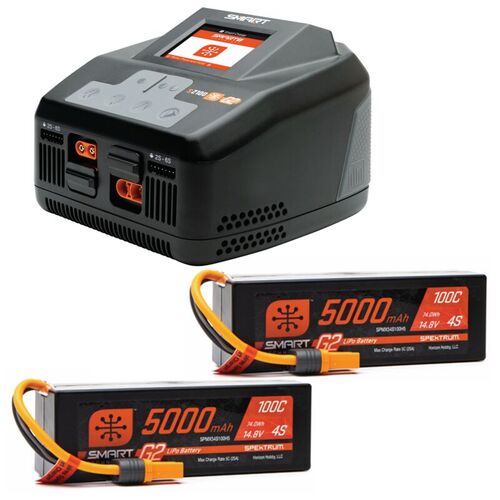 SMART POWERSTAGE 8S S2100 SPEKTRUM + 2 LIPO G2 5000mAh 4S