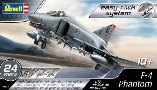 MCDONNELL DOUGLAS F-4 PHANTOM II 1/72 EASY-CLICK REVELL