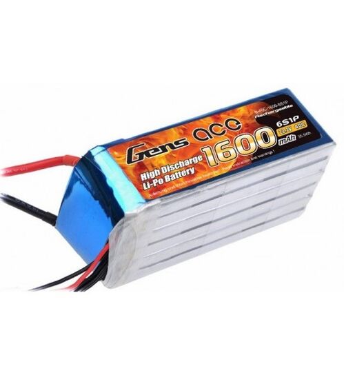 GENSACE 1600mAh 22,2V 40C 6S LIPO