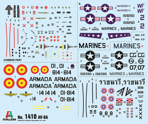 HARRIER AV-8A 1/72 ITALERI MATADOR ARMADA ESPAÑOLA