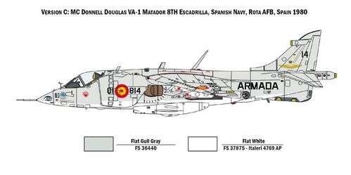 HARRIER AV-8A 1/72 ITALERI MATADOR ARMADA ESPAÑOLA