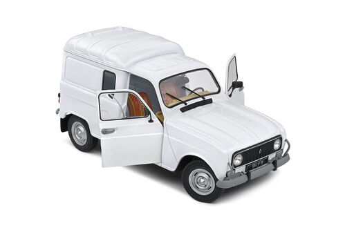 RENAULT 4L F4 1/18 SOLIDO FURGONETA BLANCA 1975