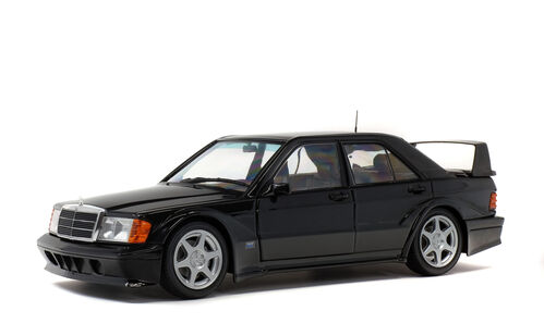 MERCEDES 190 EVO II 1/18 SOLIDO W201 BLACK 1990