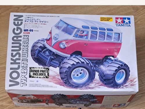 TAMIYA VOLKSWAGEN T1 FURGONETA KIT 1/12 OCASION