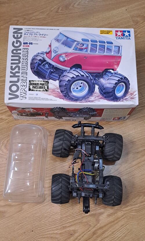 TAMIYA VOLKSWAGEN T1 FURGONETA KIT 1/12 OCASION