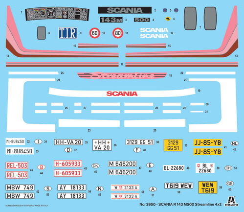 SCANIA R143 M 500 STREAMLINE 4X2 1/24 ITALERI