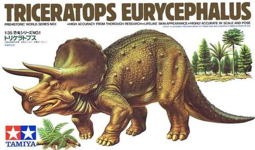 TRICERATOPS EURYCEPHALUS 1/35 TAMIYA