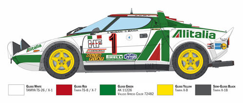 LANCIA STRATOS HF 1/12 ITALERI MONTECARLO 1977