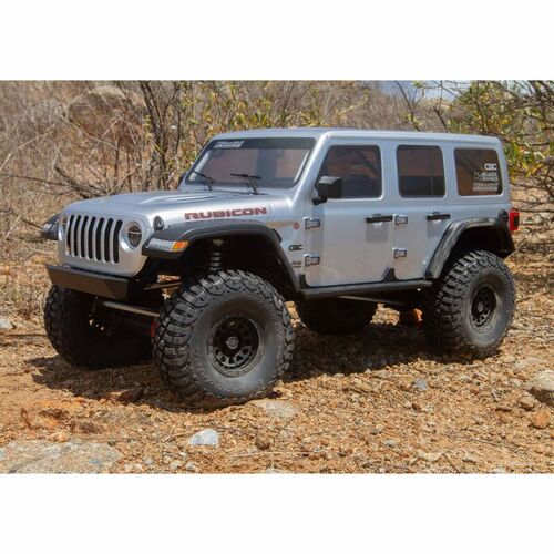 SCX6 JEEP JLU WRANGLER 1/6 RTR AXIAL CRAWLER PLATA