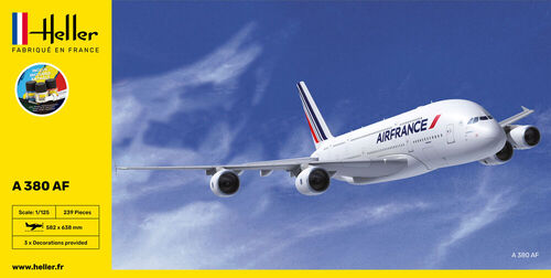 AIRBUS A380 AIR FRANCE 1/125 HELLER 