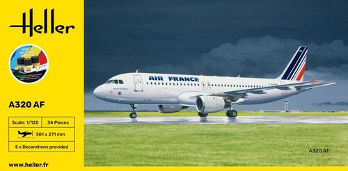 AIRBUS A320 AIR FRANCE 1/125 HELLER STARTER SET