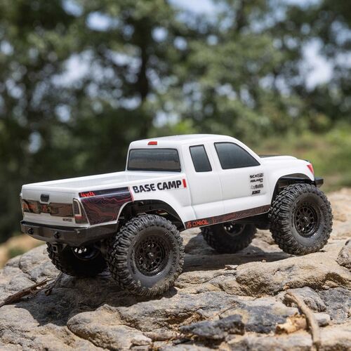 BASE CAMP 4WD ROCK CRAWLER SCX24 BLANCO RTR AXIAL