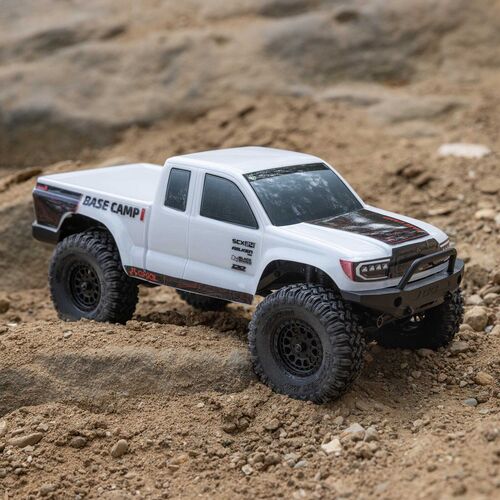 BASE CAMP 4WD ROCK CRAWLER SCX24 BLANCO RTR AXIAL