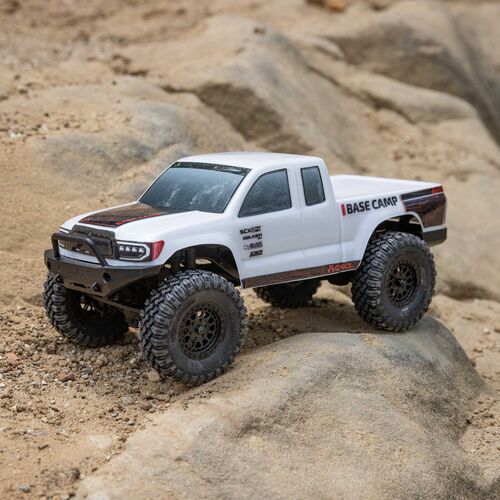 BASE CAMP 4WD ROCK CRAWLER SCX24 BLANCO RTR AXIAL