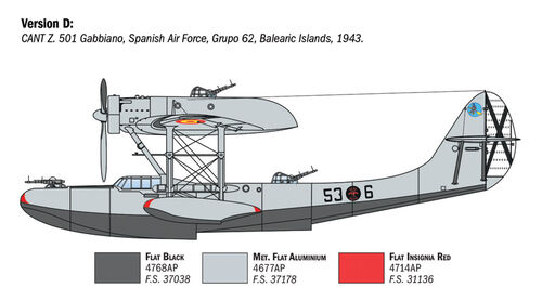 CANT Z501 GABBIANO 1/72 ITALERI