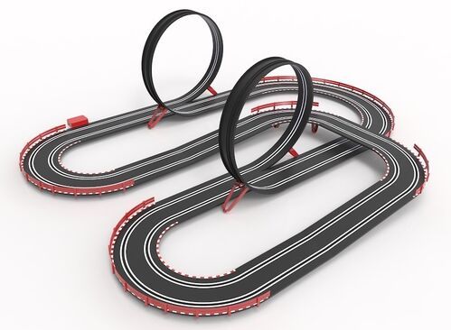 CIRCUITO FORMULA F1 1/43 COMPACT SCALEXTRIC RACE TO WIN